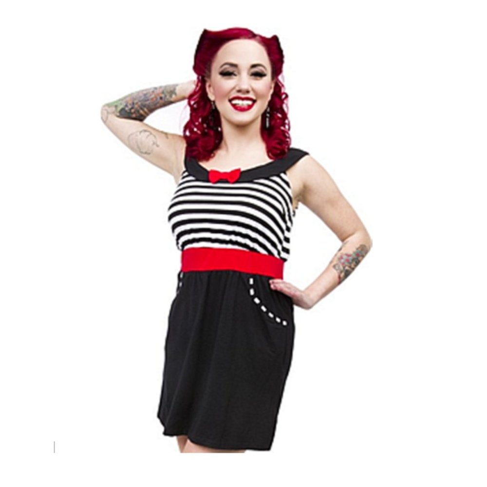 Sourpuss Clothing First Mate Dress NWT Sz L